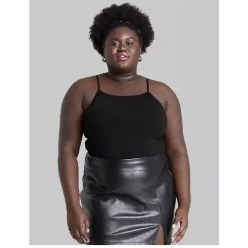 Wild Fable  Cami Tank Top Black Women’s 4X NWT